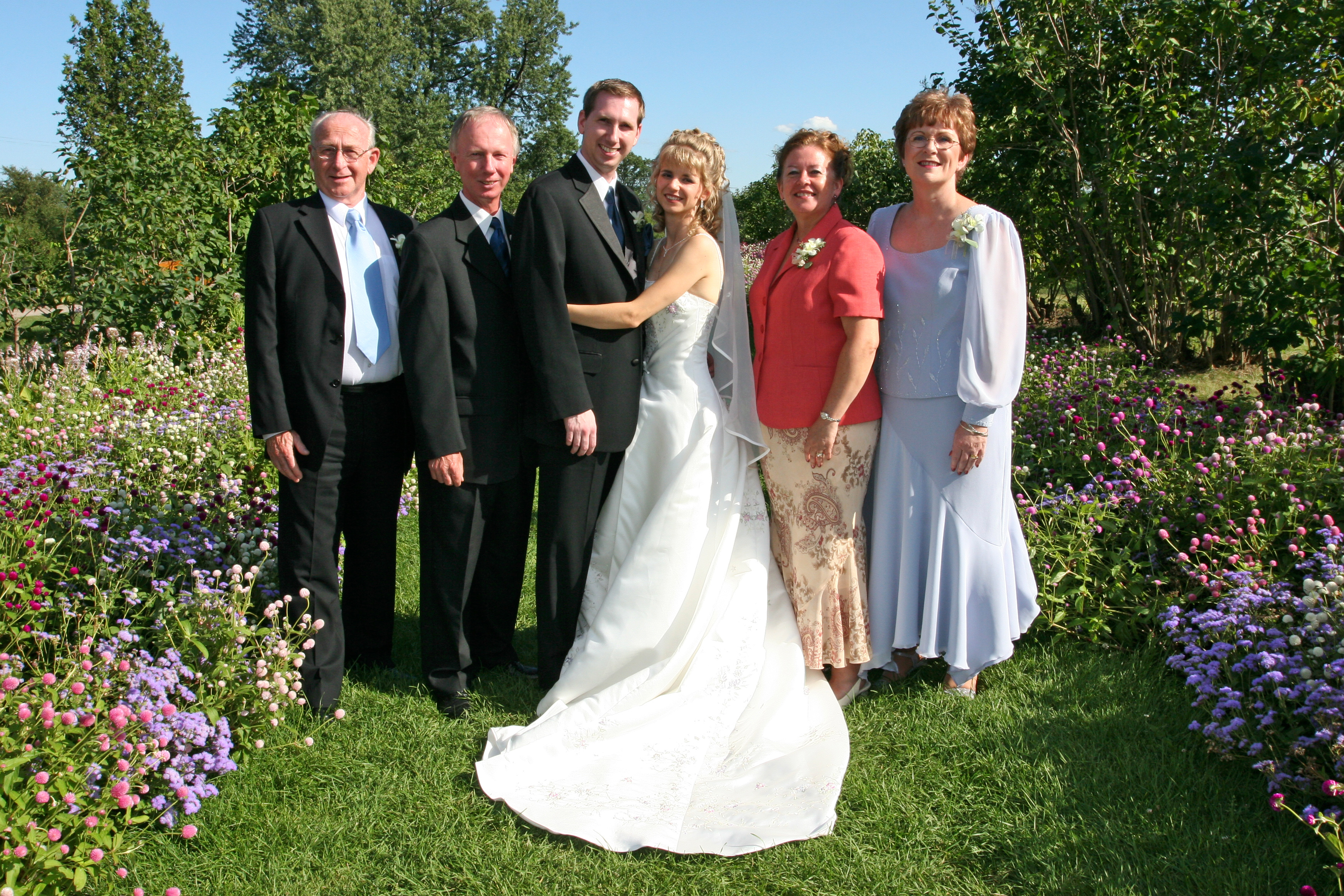 Nat, Jen and their parents.