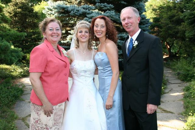 Jen and her family.