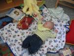 Aidan helping pack